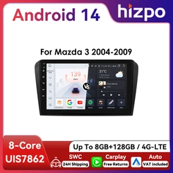 Autoradio Hizpo Android 9 pulgadas para Mazda 3 2004-2009 – CarPlay GPS