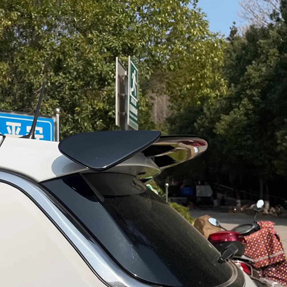 Alerón Trasero Jeep Compass 2017-2020 Spoiler Carbono ABS Negro - imagen 3
