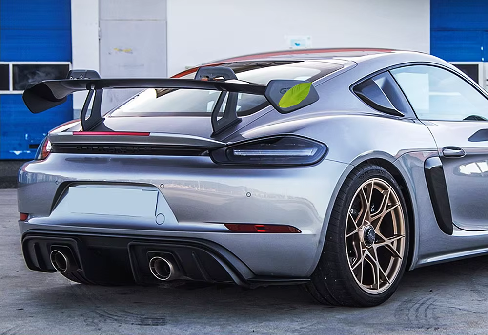 Alerón trasero ducktail anunciado para Porsche