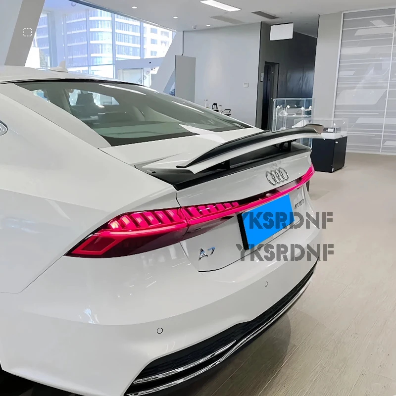 Alerón trasero ABS Audi A7 S7 RS7 2019-2022 negro brillante o carbono - imagen 4