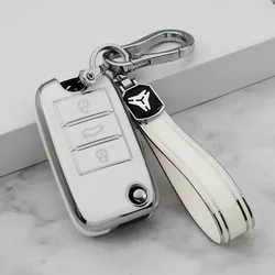 Funda de llave para coche MG3, MG5, MG6, MG7 y ZS – TPU abatible