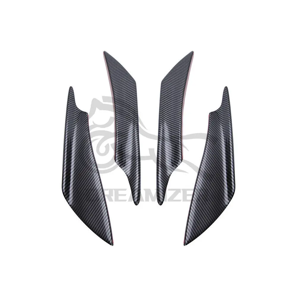 Separador parachoques delantero difusor labios fibra carbono - imagen 4