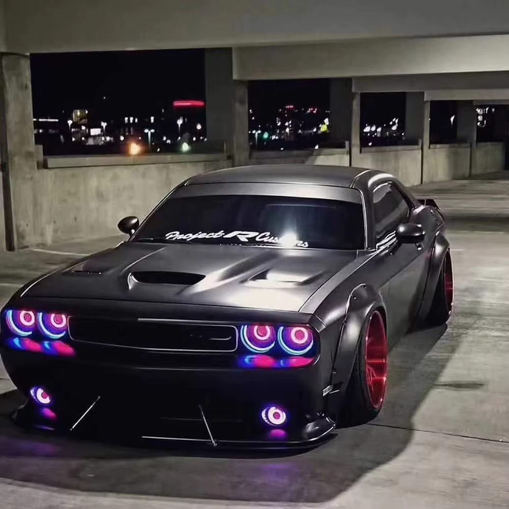 Capó de fibra de carbono para Dodge Challenger 2015 en adelante - imagen 2