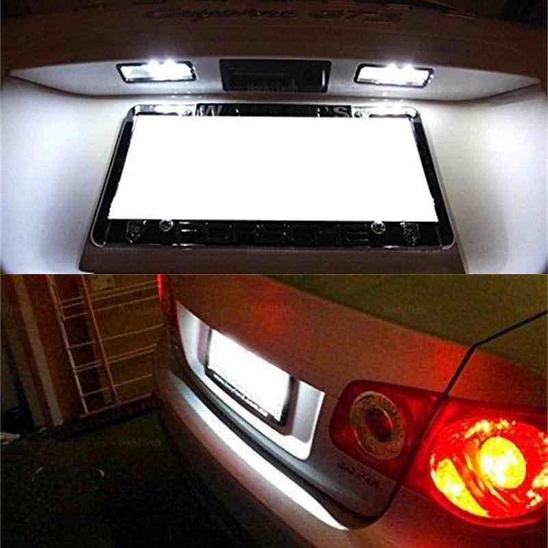 Luz LED de matrícula Canbus para Audi A1, A4, A5, A6 y VW Golf - imagen 2