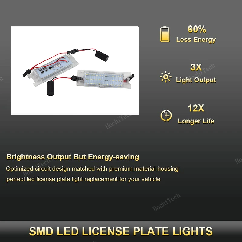 Luz LED matrícula Opel