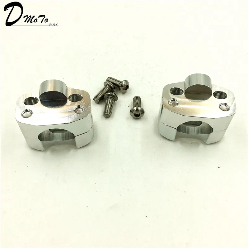 Abrazadera adaptadora manillar motocicleta CNC ajustable - imagen 3