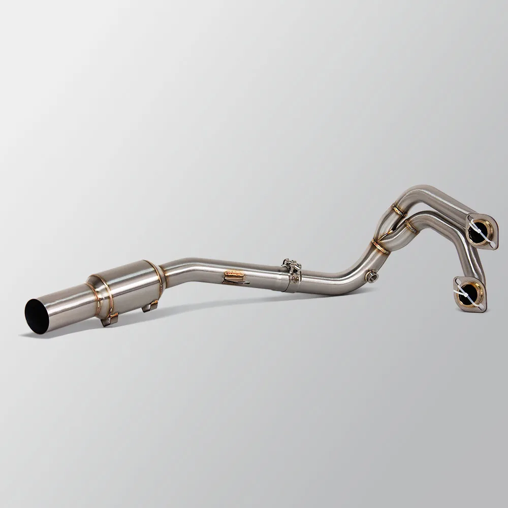 Tubo de escape frontal KOVE 800X Rally Adventure en acero inox - imagen 2