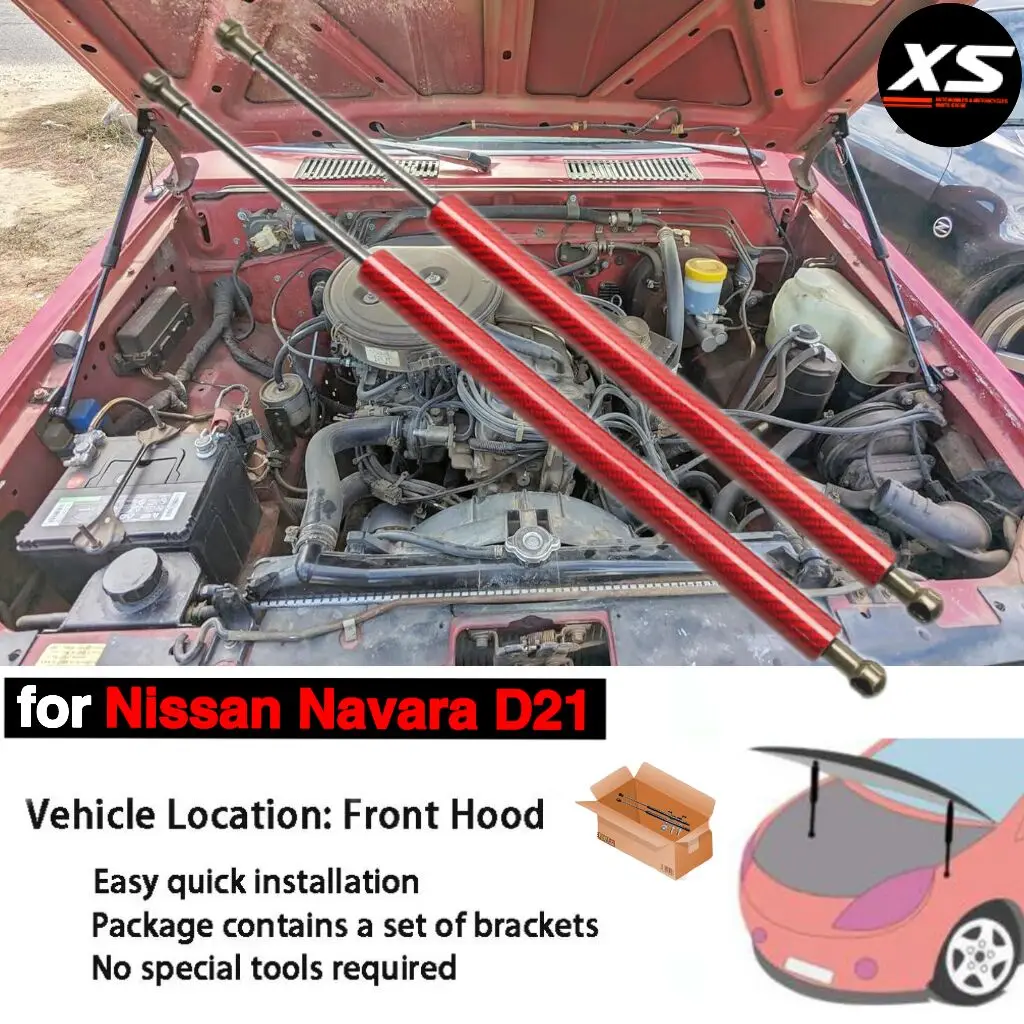 Kit amortiguadores gas capó Nissan Navarra D21 1985-1997