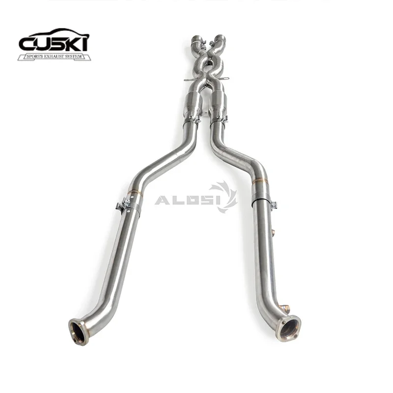 Escape alto rendimiento BMW M3 E92 V8 tubo medio y catalizador inox - imagen 3