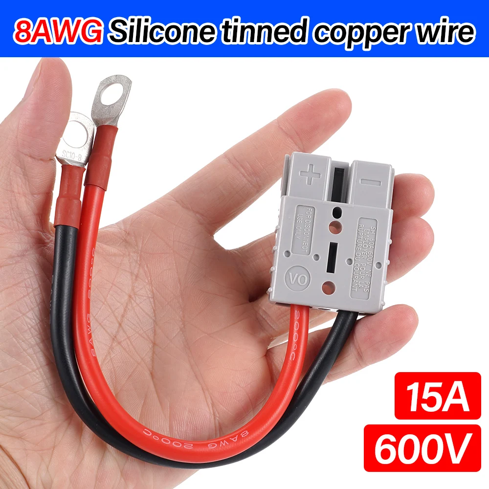 Conectores batería doble polo cable silicona - imagen 3