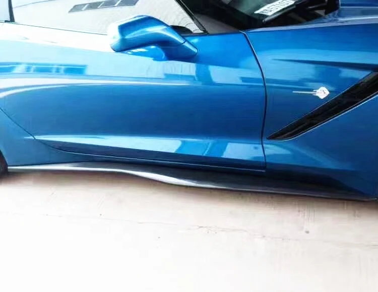 Kit carrocería fibra carbono Corvette C7 Z06 14-19 con faldones - imagen 5