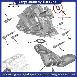 Junta de bomba de aceite OEM 101922 para Peugeot 307/308 y Citroën C4/C5