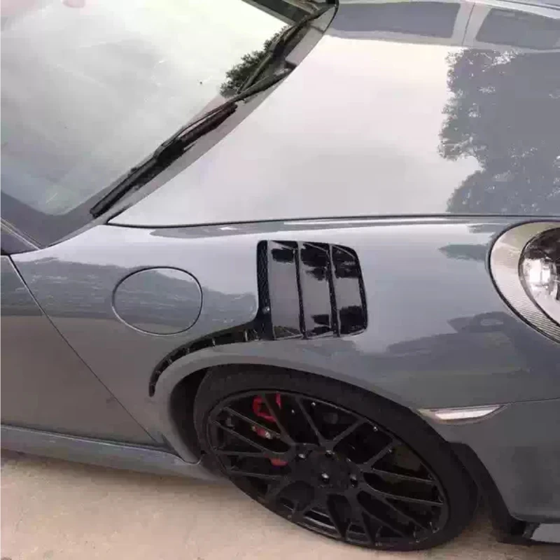 Aleta de carbono con rejilla GT3 para Porsche 997 911 - imagen 4