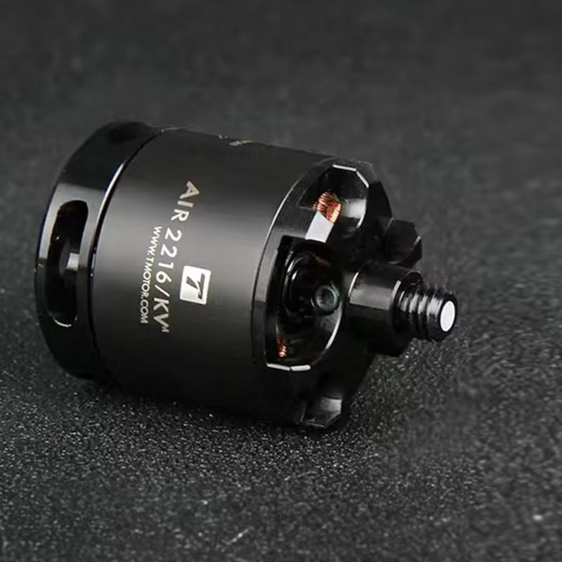 Motor brushless vista lateral con especificaciones