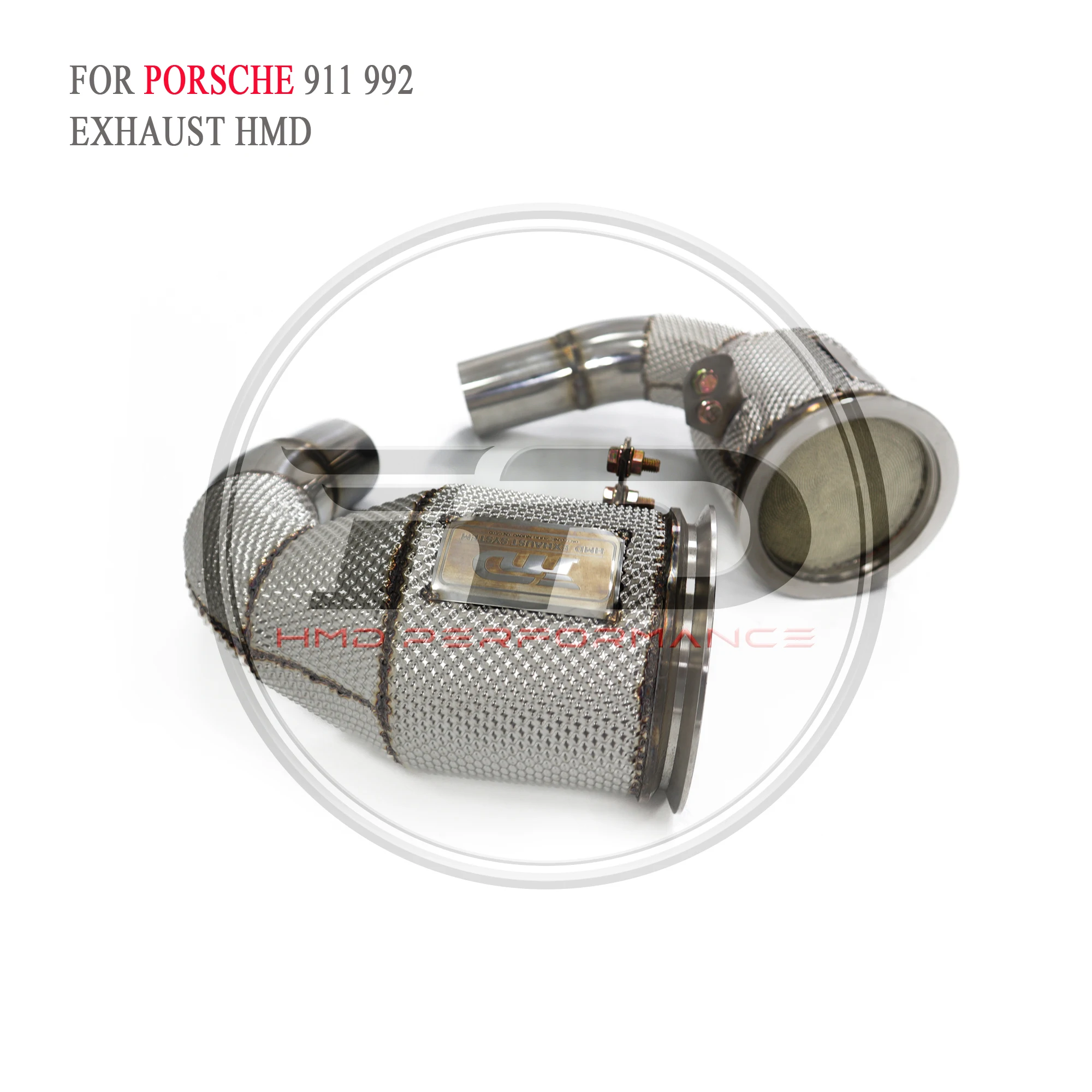 Bajante escape alto flujo HMD Porsche 911 992 Carrera 3.0T 2020+ - imagen 4
