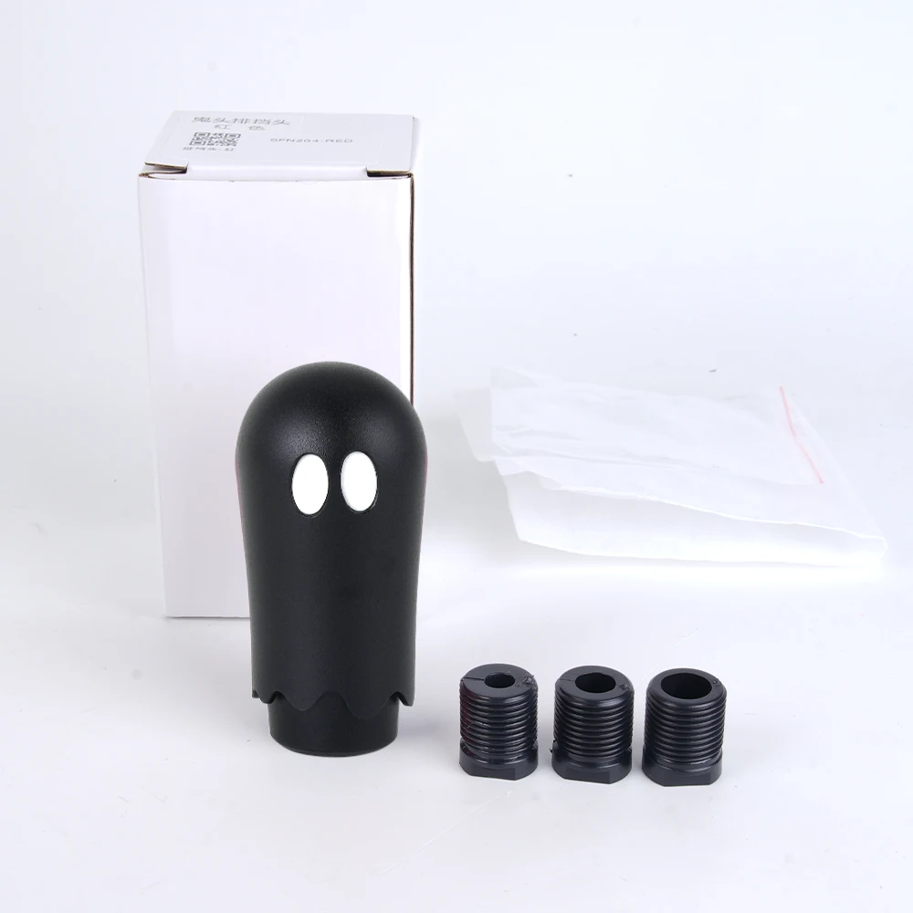 RASTP Perilla de cambio fantasma JDM con adaptador – Halloween - imagen 3