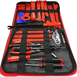Kit herramientas desmontaje interior y exterior coche clips remaches