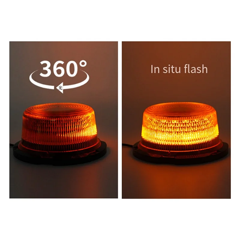Luz LED estroboscópica de emergencia para coche con imán 12V/24V - imagen 3