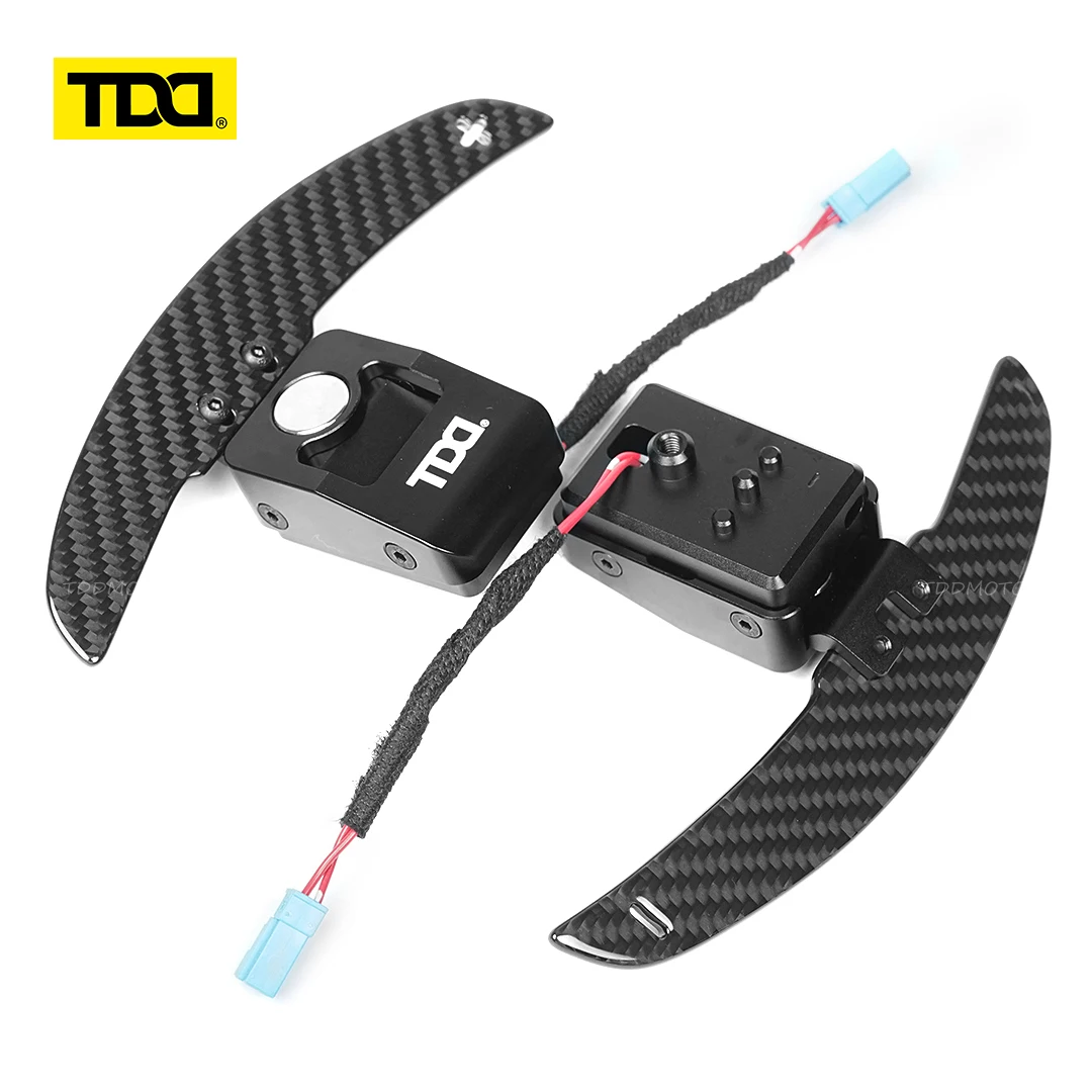 TDD Levas de cambio magnéticas de carbono brillante para BMW M2/M3/M4 - imagen 3