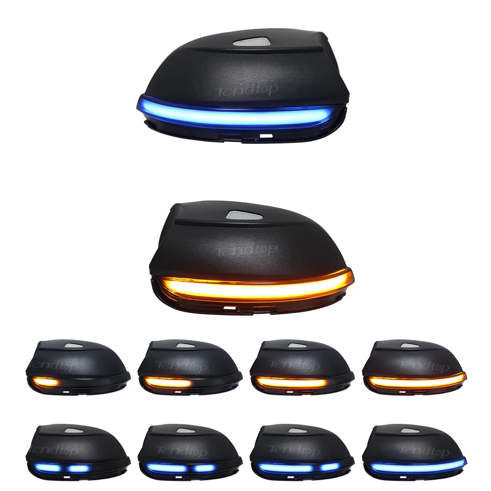 Intermitente LED dinámico secuencial espejo VW Passat B7 Scirocco CC EOS Beetle - imagen 3