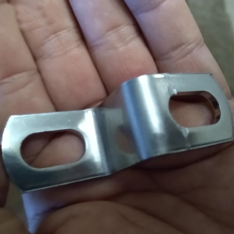 Tubo de escape universal para moto de acero inoxidable con soporte - imagen 3