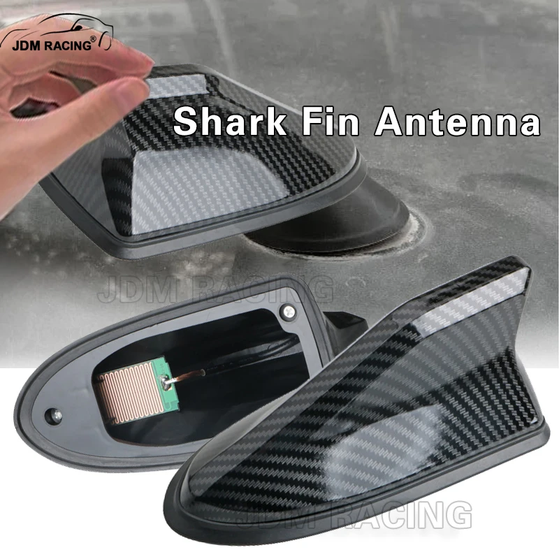Amplificador de señal: antena de tiburón para coche en fibra carbono - imagen 4