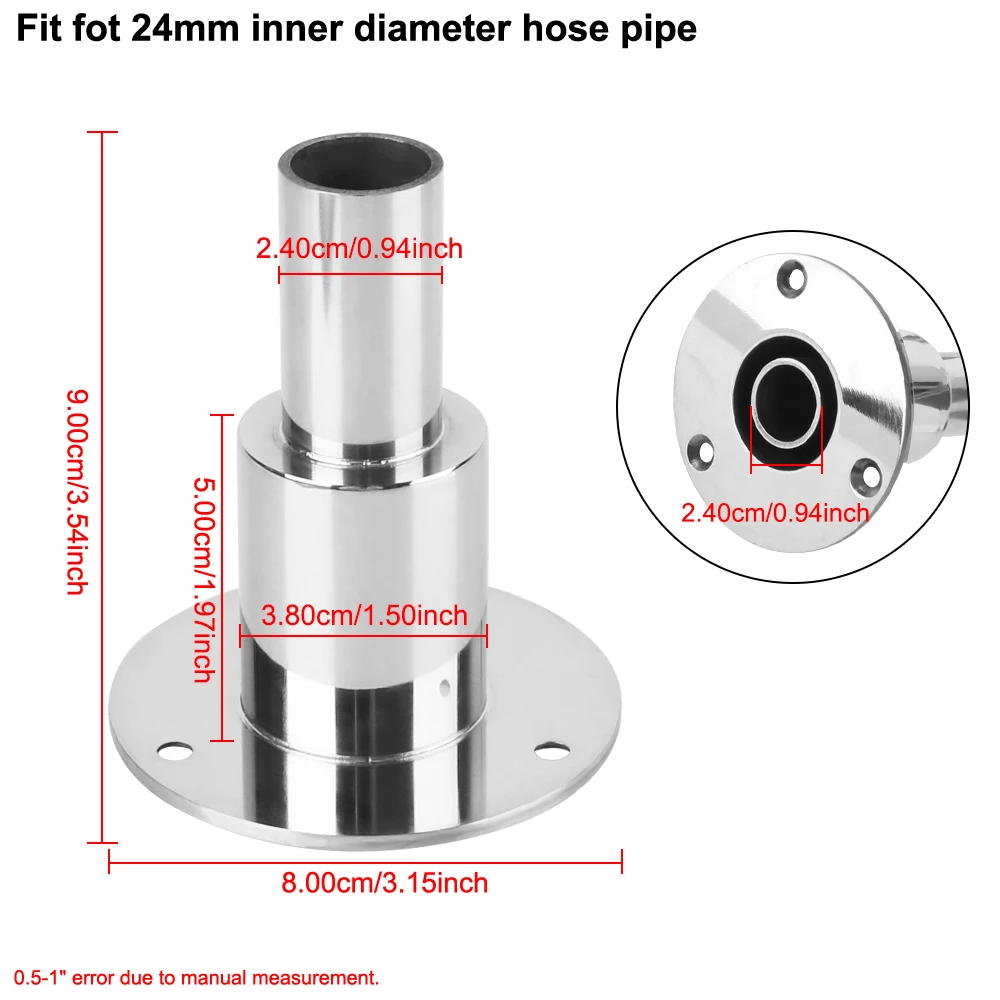 Calentador aire diésel 24mm acero inoxidable – tubo escape universal - imagen 5