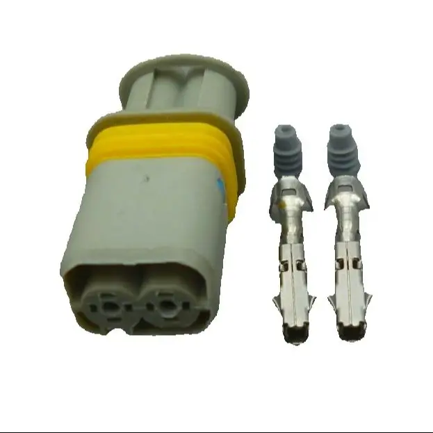 Shhworldsea 18286000002 conector hembra sellado de 2 pines