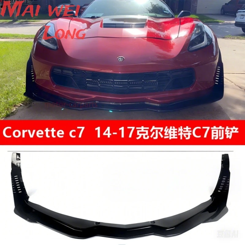 Divisor labio delantero y alas laterales etapa 3 Corvette C7 Z06 negro