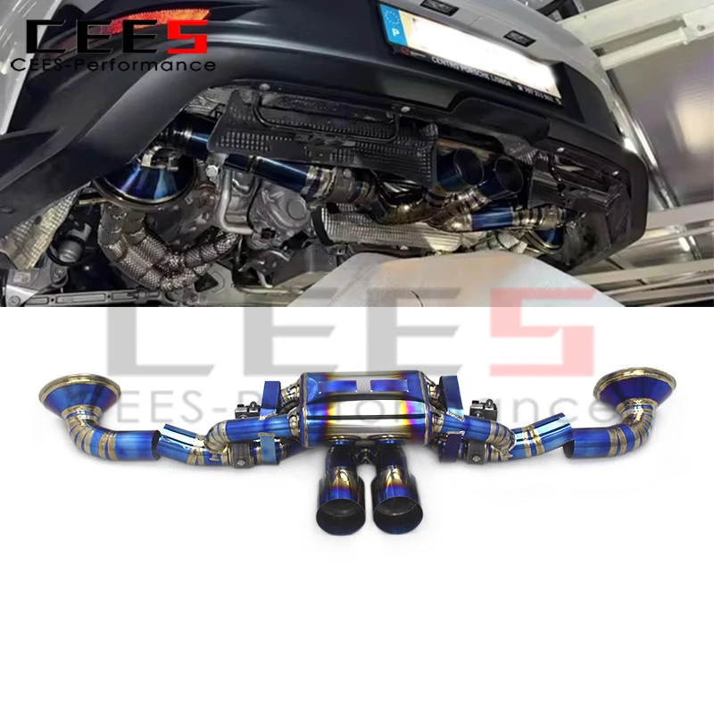 Colector de escape CEES Valvetronic para Porsche 911 992 GT3 RS 4.0 2022+