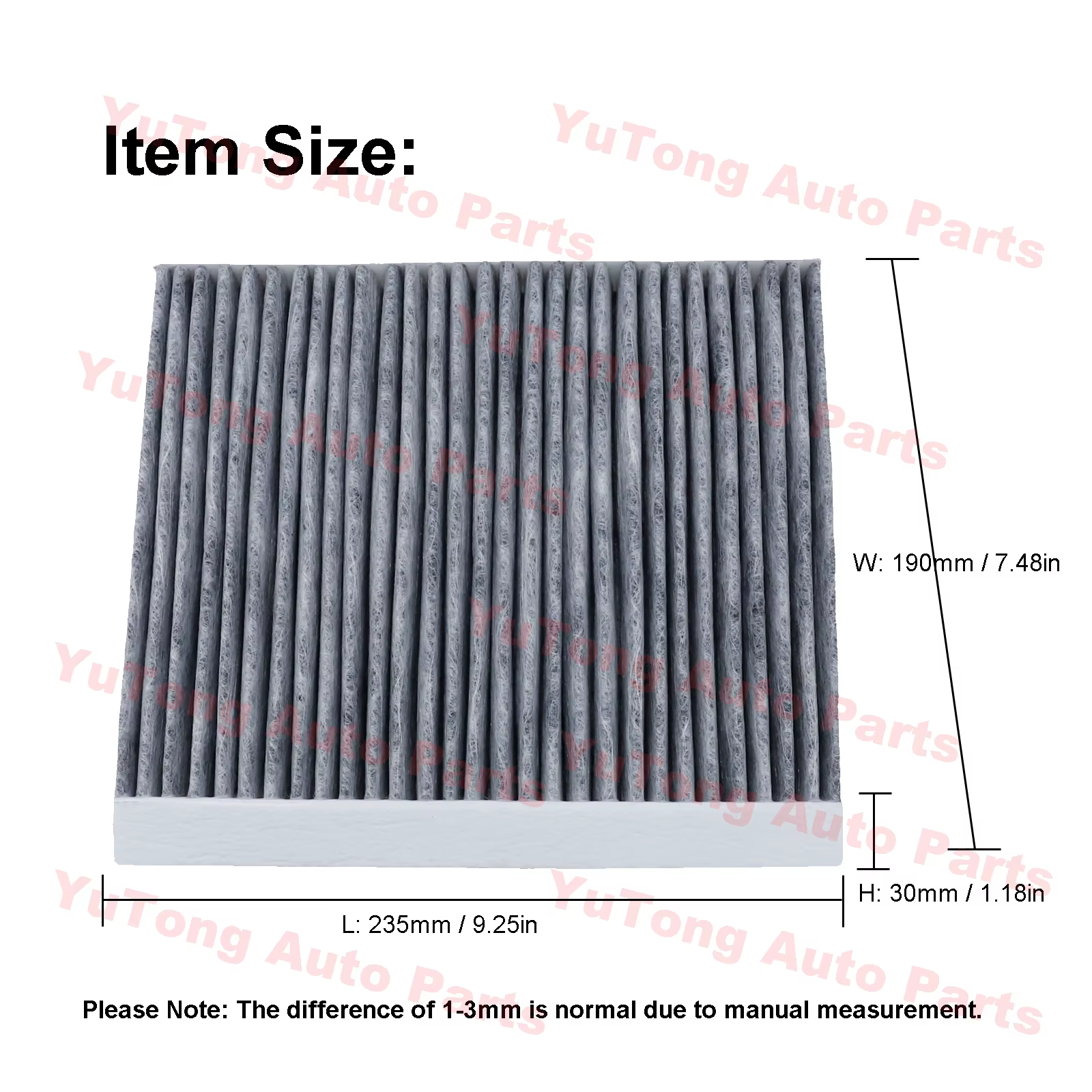 Filtro habitáculo A/C 11018703 para MG MG7 1.5T – ROEWE RX5 – MAXUS MIFA 7 - imagen 5