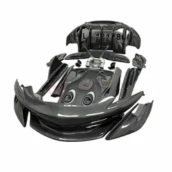 Kit body kit fibra carbono McLaren 570S 570GT 540C 600LT parachoques faldón capó ala