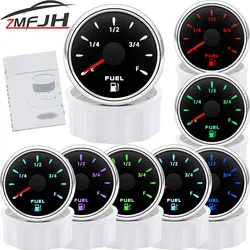 Indicador de nivel de combustible 52 mm LED multicolor 9-32 V
