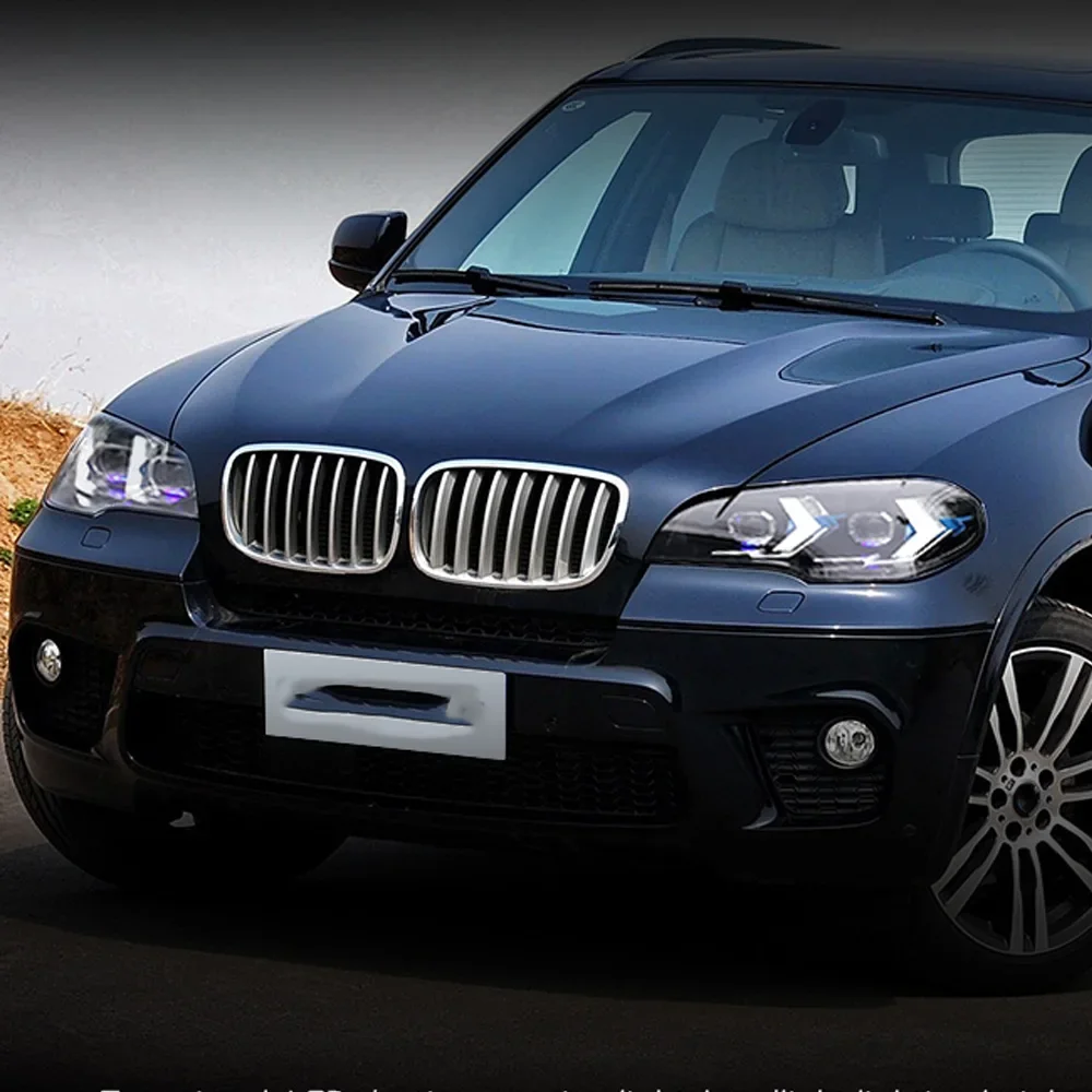 Faros LED BMW X5 E70 30i/35i/40i 2007-2013 lente proyector DRL - imagen 5