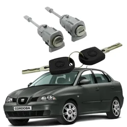Bombín de cerradura puerta izquierda/derecha VW SEAT Ibiza Córdoba Caddy 2002-2008