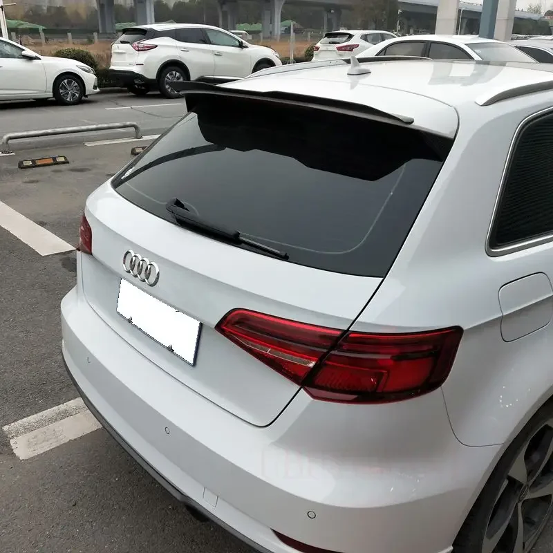 Alerón trasero ABS efecto carbono para Audi A3 Sportback 2014-2019