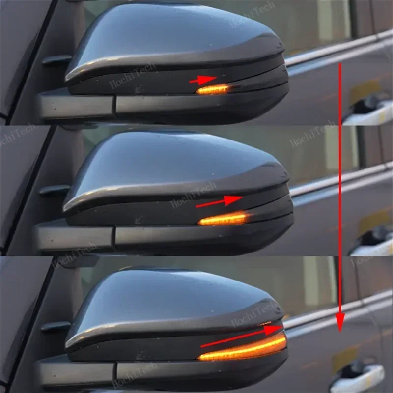 Intermitente dinámico LED de espejo para Toyota RAV4 XA40 - imagen 3
