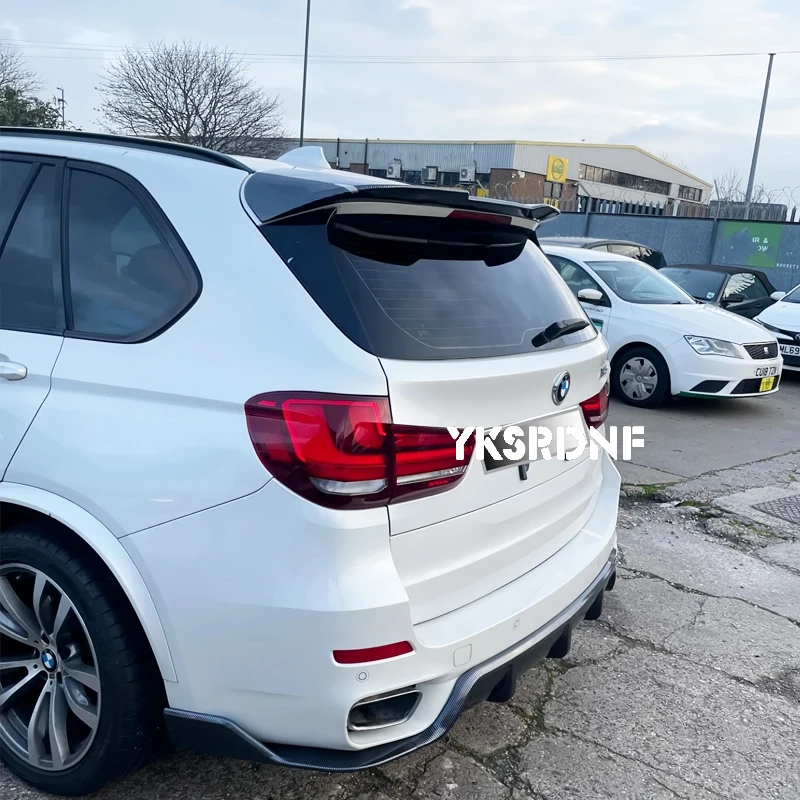 Alerón trasero BMW X5 F15 2014-2018 negro brillante efecto carbono - imagen 4