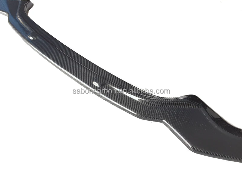 Labio parachoques delantero fibra de carbono BMW F20 M135i M140i - imagen 3