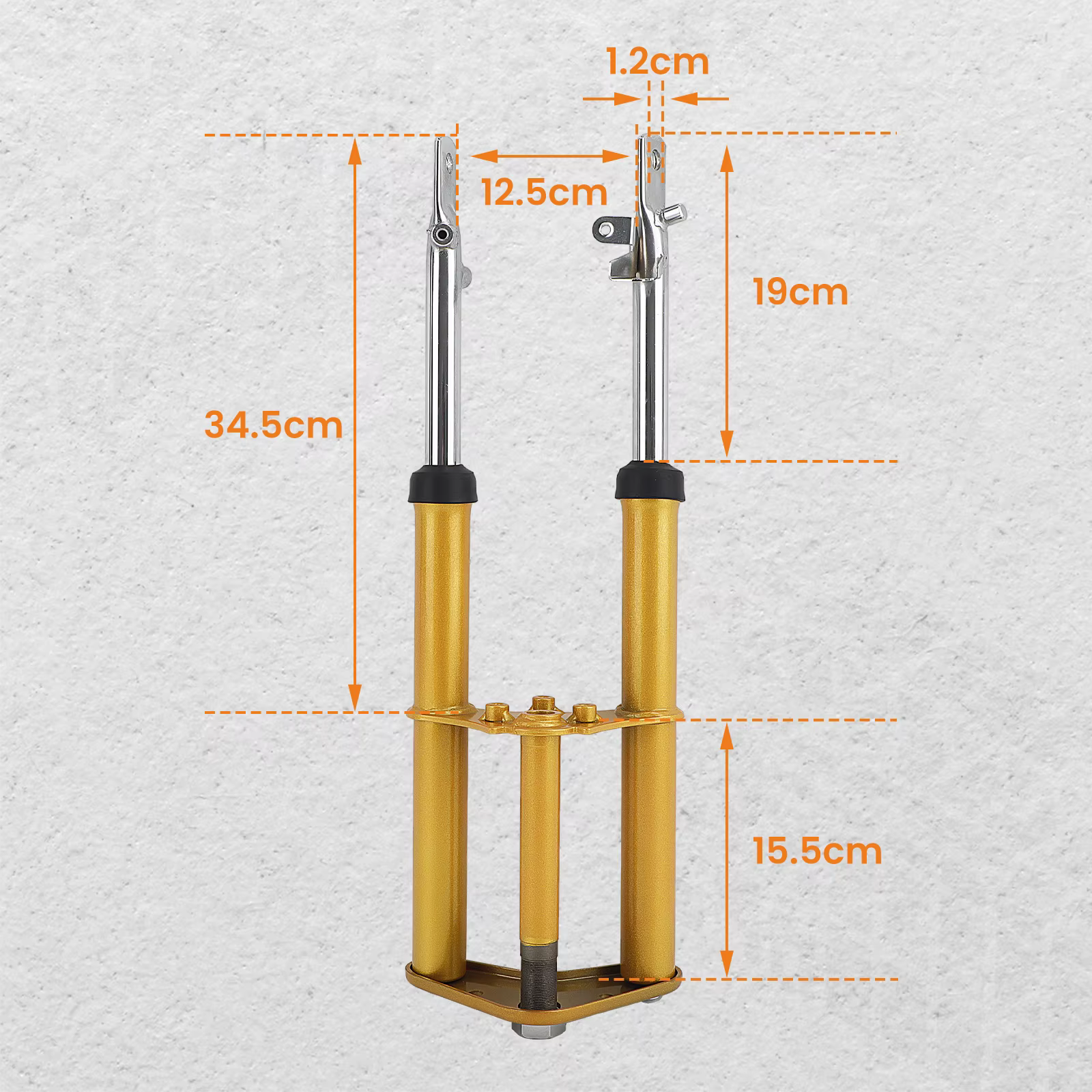 Horquilla de suspensión delantera para Honda XR50/CRF50 (2004-2014) - imagen 3