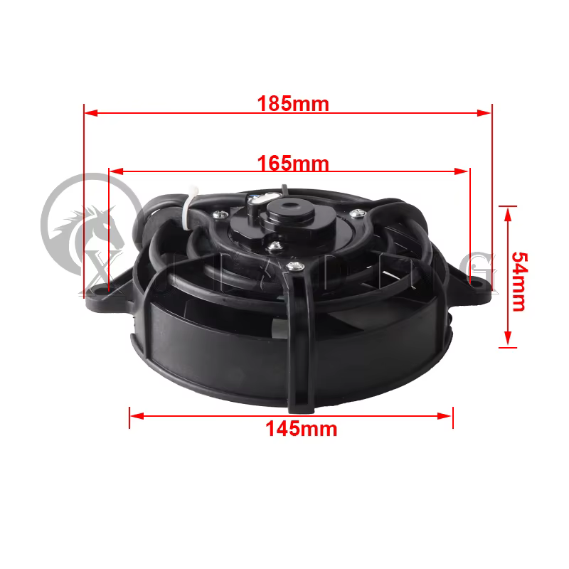 Ventilador eléctrico de radiador 12 V para moto, quad y buggy - imagen 3
