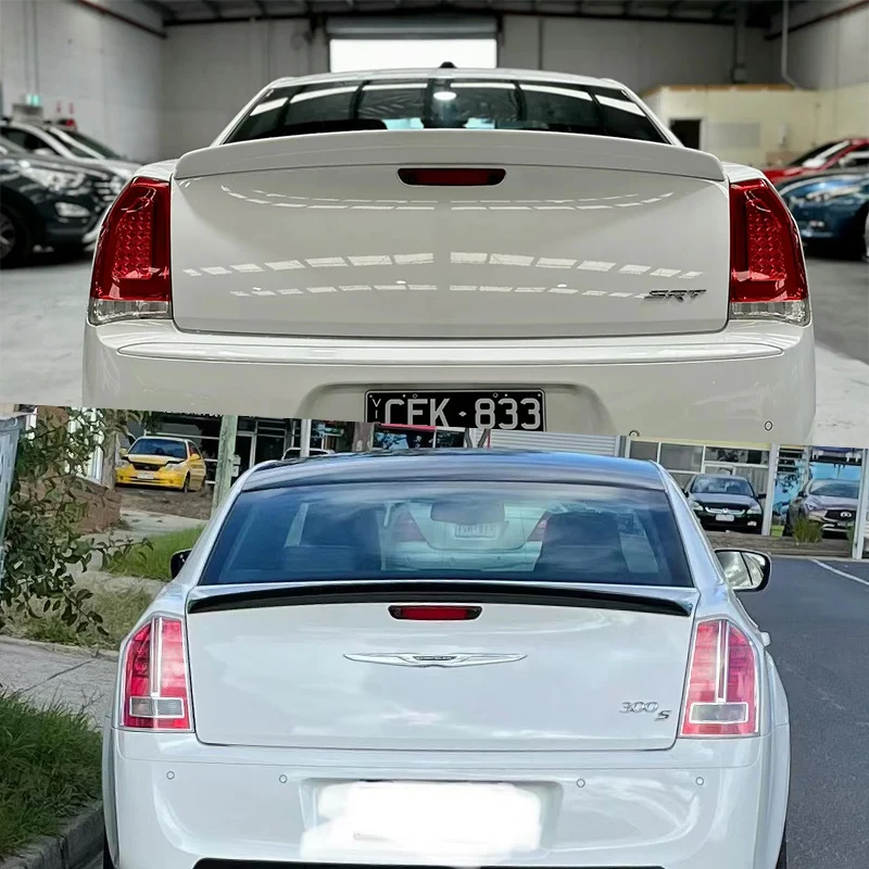 Alerón trasero para maletero, accesorio de plástico ABS para carrocería, para Chrysler 2012, 300c, 2018 s, 300-300 - imagen 5