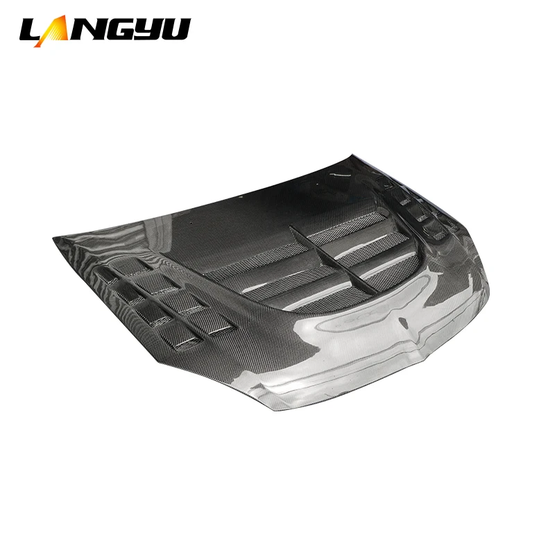 2006-2015 sistemas de carrocería de coche capó de cubierta de motor capó delantero estilo LY de fibra de carbono para capó de motor Mitsubishi Lancer CS3 - imagen 4