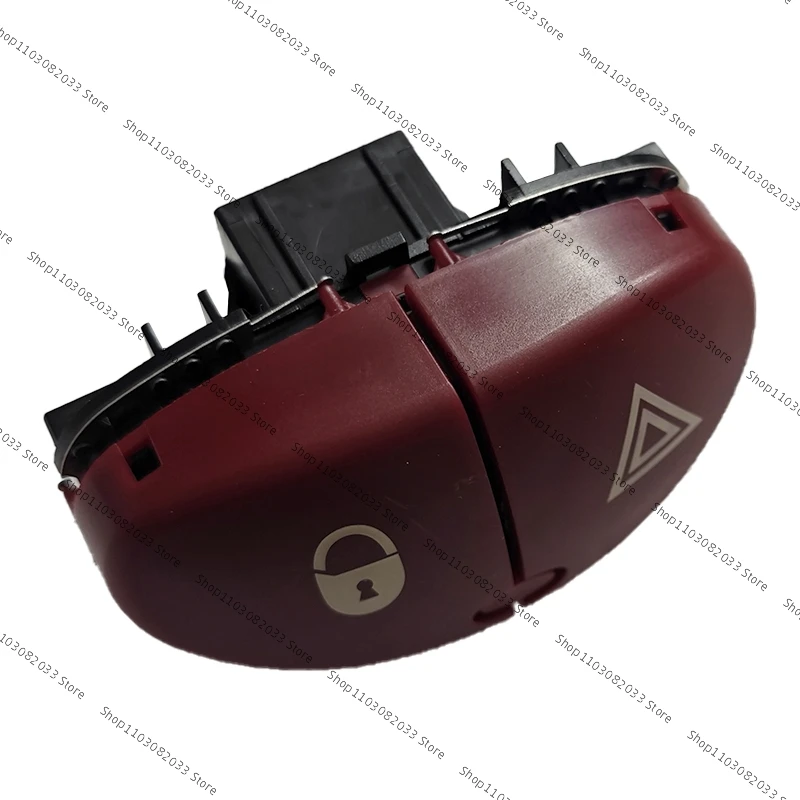Para Peugeot 206 Citroen C2 interruptor intermitente de advertencia de peligro botón de interruptor de luz peligrosa interruptor de alarma de luz de emergencia estilo de coche - imagen 5
