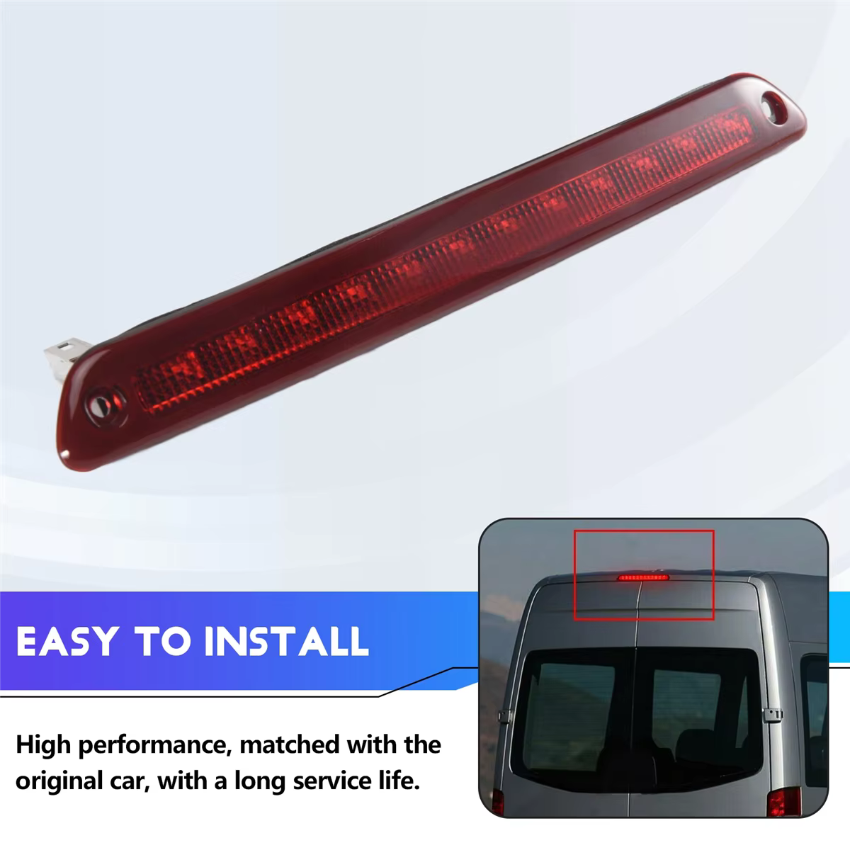 Tercera luz de freno LED Mercedes Sprinter y VW Crafter 2006-2019 - imagen 2