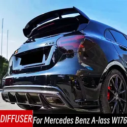 Difusor trasero de fibra de carbono Mercedes Clase A W176 2014-2018