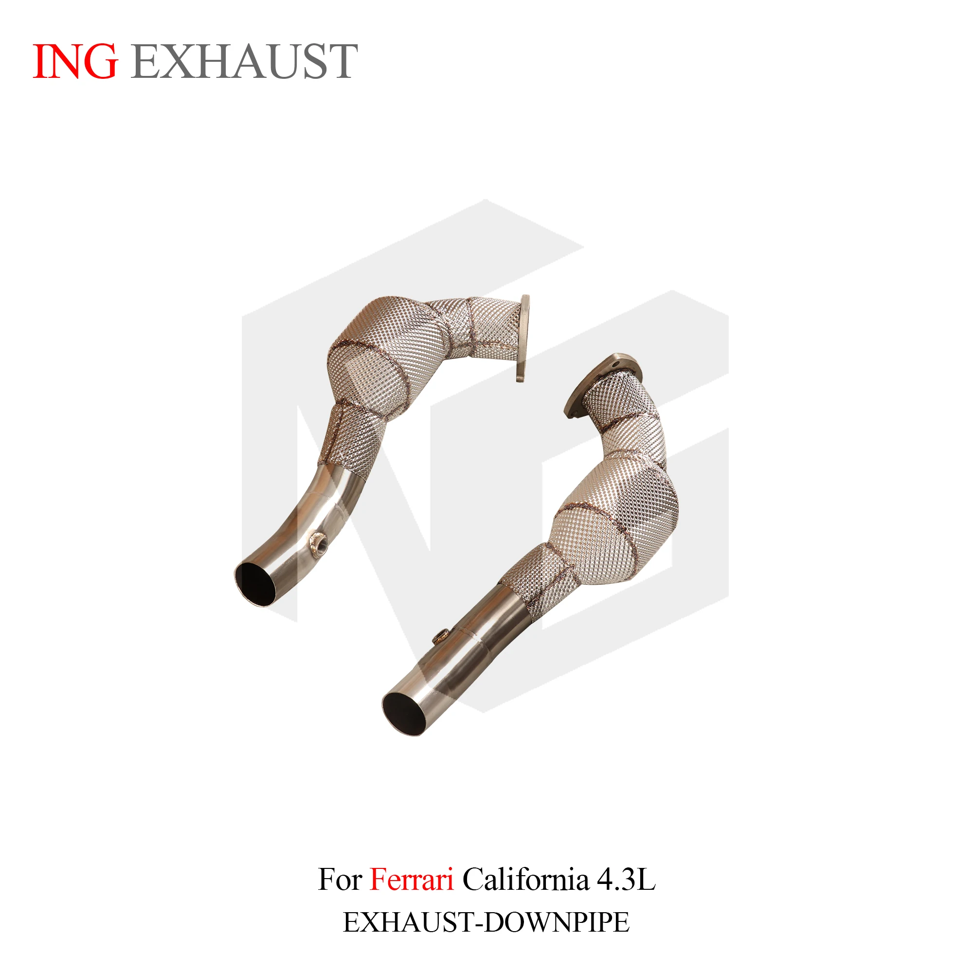 Bajada catalítica ING SS304 Baseus para Ferrari California 4.3 - imagen 4
