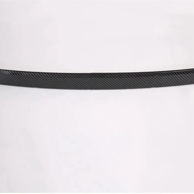 Patrón de fibra de carbono embellecedor de puerta trasera tira de maletero para Tesla modelo X S Kit de carrocería modificado embellecedor accesorios de coche - imagen 5