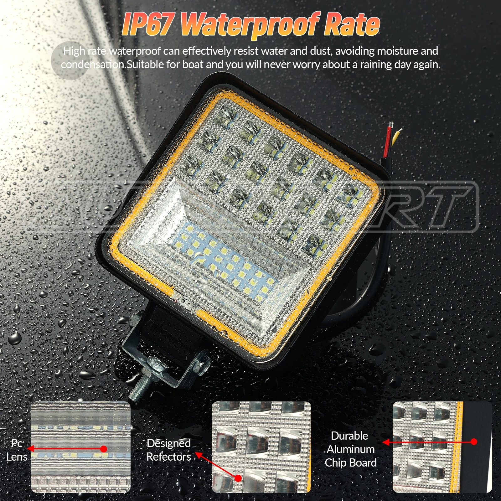 Barra de luz LED todoterreno 12V/24V coche camión barco - imagen 3