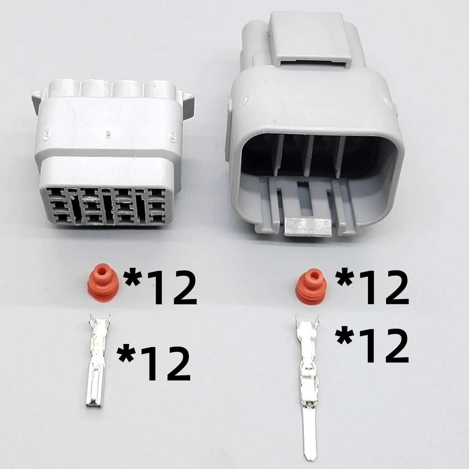 Shhworldsea Conector eléctrico impermeable 12 pines 6181-2459 - imagen 3